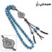   سبحة فضة مع حجرأباتيت عيار 925   