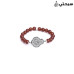   اسورة فضة مع عقيق عيار 925   