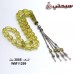   سبحة فضة مع حجر كهرمان عيار 925   
