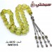   سبحة فضة مع حجر كهرمان عيار 925   